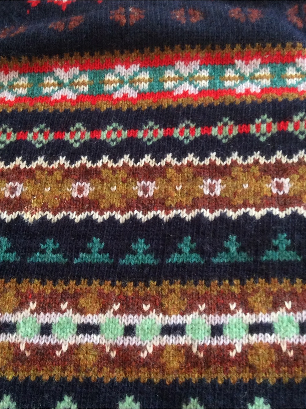 Crewcuts Boys Navy Multicolor Fair Isle Sweater -Size 8 - NWOT - Picture 3 of 5